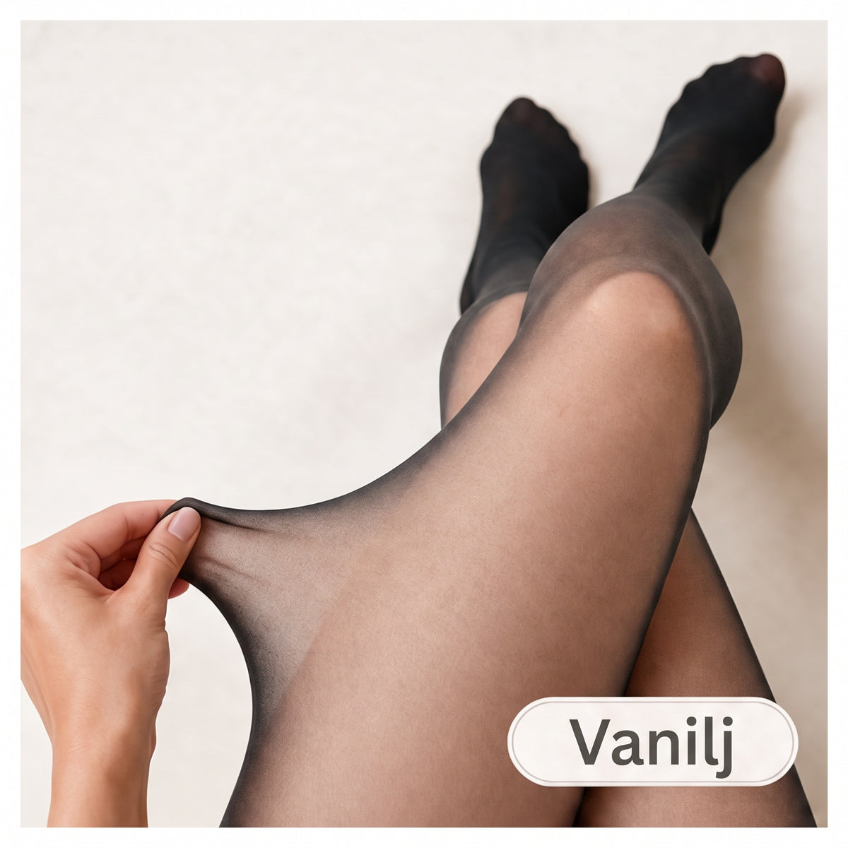 Fleecetights, vanilj