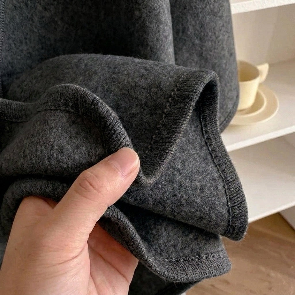 Lång ponchosjal