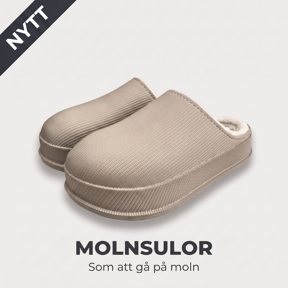 Hypna Home Molntofflor, beige