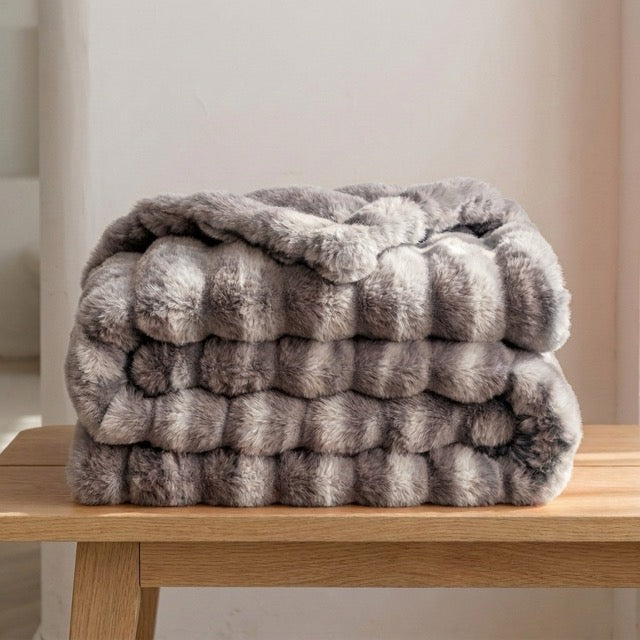 Hypna Home Molnfilt, gråmönstrad
