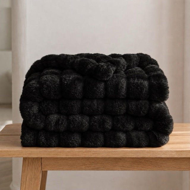 Hypna Home Molnfilt, svart