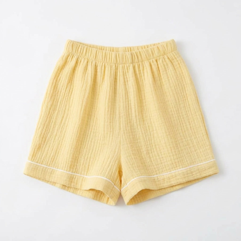 Kort muslinpyjamas